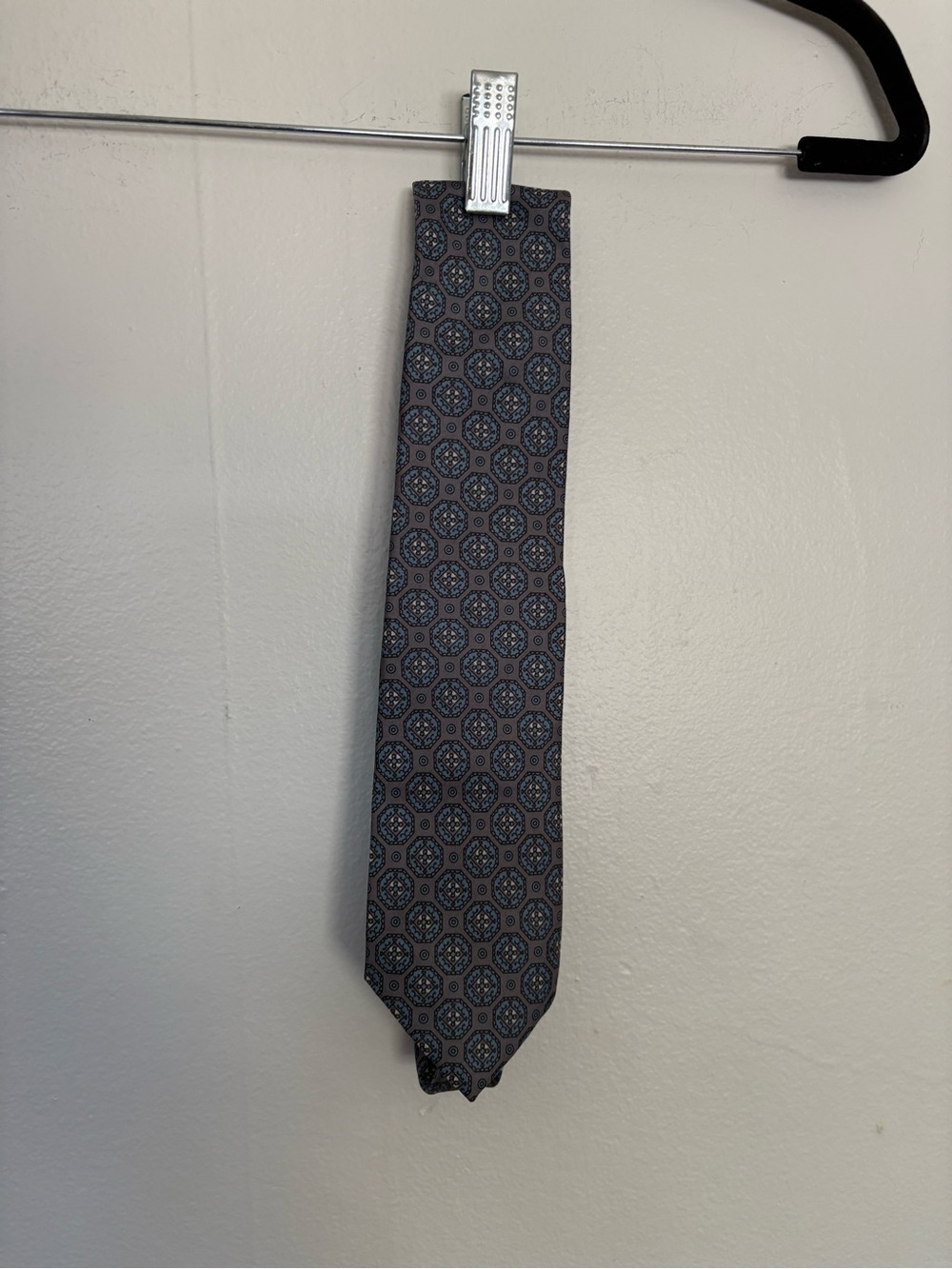 Men's Patterned Christian Dior Designer Silk Tie